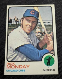 1973 Topps Baseball #44 Rick Monday - Chicago Cubs - Picture 1 of 6