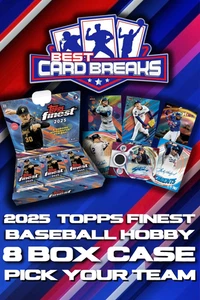 Kansas City Royals 2025 Topps Finest Baseball 8 Box Case Break PYT #1 - Picture 1 of 1