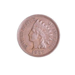 1907 P Indian Head Penny 1C One Cent - Picture 1 of 2
