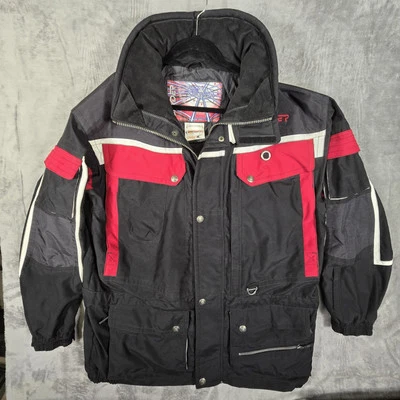 Spyder USA Snow Ski Vintage Jacket Men's Size XL Black Red White Excellent - Image 1 of 4