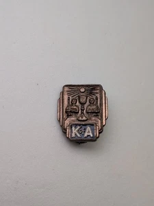 Antique Knights of the Alter K of A Fraternal  Copper Pin by Hartnett Co. Boston - Picture 1 of 4