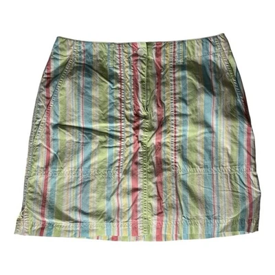 Pantalón corto Jones New York Sport multicolor a rayas para mujer talla 4 Foto 1 de 4