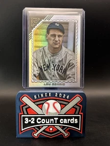 2022 Topps Gallery - Lou Gehrig #110 Rainbow Foil - Picture 1 of 2