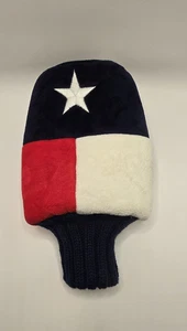 Cubierta de cabeza de golf Texas roja blanca azul bordada cubierta de cabeza de conductor Texas - Imagen 1 de 4