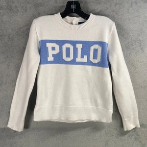 Polo Ralph Lauren Pullover Mädchen 6X Rundhals Pulli Strick Logo Preppy - Bild 1 von 8