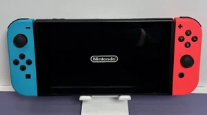 Nintendo Switch Video Game Console HAC-001(-01) Red/Blue Great Preowned - Picture 1 of 4