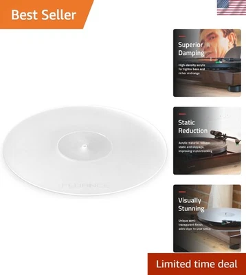 防静电亚克力拼盘垫-增强音效清晰度适用于乙烯唱片播放 — 第 1/4 张图片