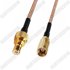 SMB Male to SMB Female Strsight Extension Radio RF Pigtail RG316 Coaxial Cable - Picture 1 of 3