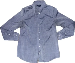 Wool and Prince Medium Blue Slim Fit Oxford Long Sleeve Wool Button Down Shirt! - Picture 1 of 23