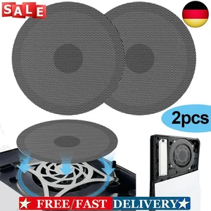 2-pak Filtr przeciwpyłowy wentylatora Ochrona przeciwpyłowa Czarny Przydatny do PS5 Slim Disc Digit - Zdjęcie 1 z 11