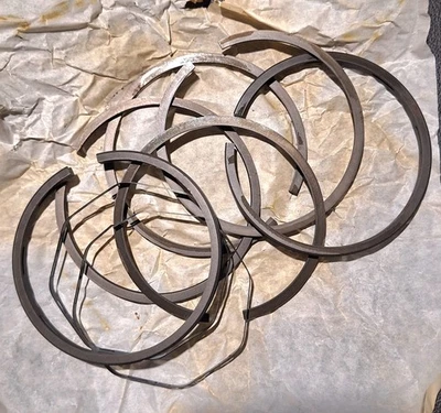 NOS MC Piston Ring Set Harley 80" +0.20 Flathead VLH ULH 1935 1941 - Image 1 of 3