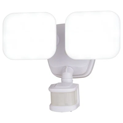 Vaxcel Lighting T0612 Theta 2 Light 10"W LED Outdoor Flood Light - White - Image 1 of 4