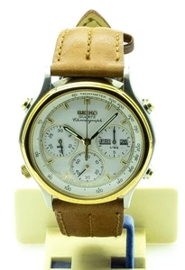 Seiko Chronograph Uhr 7A38-726A Japan 1988 - Top Zustand - Neuwertig - Bild 1 von 10