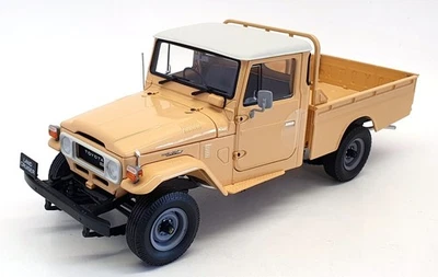 Kyosho 1/18 Scale Diecast 08958BE - 1980 Toyota Land Cruiser 40 Pickup - Beige - Image 1 of 4