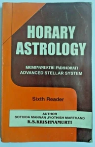 HORARIO DE LA INDIA ASTROLOGÍA KRISHNAMURTHI PADADHATI 2005 ILUSTRADO INGLÉS - Imagen 1 de 10
