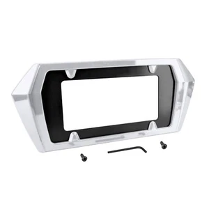 Marco de matrícula trasero estilo boomerang de 2 piezas para Corvette C8 2020 - blanco ártico - Imagen 1 de 3