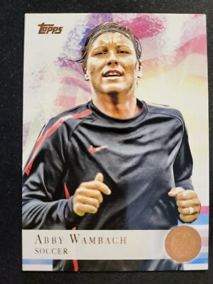 2012 Topps USA Olympic Team Abby Wambach RC BRONZE card #93 - Image 1 of 2