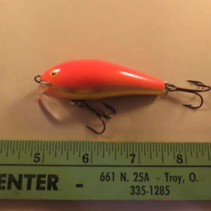 Rapala Shallow Fat Rap SFR-7 GFR Gold Fluorescent Red Finland 2-3/4" Köder *** - Bild 1 von 8