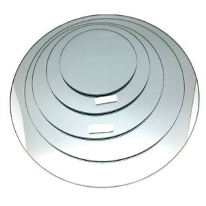 Clear Mirror Base for Centerpieces, Round, Square