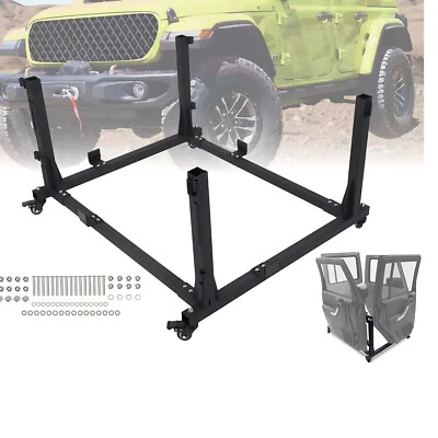 Estante de almacenamiento para colgador de puerta para Jeep Wrangler JK/JKU/JL/TJ/YJ y Gladiator JT 87-24 Foto 1 de 4