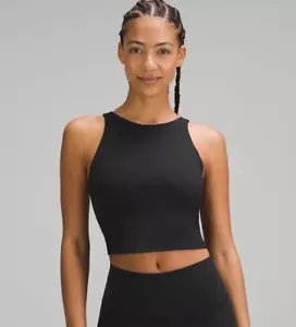 lululemon Luxtreme Back-Zipper High-Neck Tank Size 6 - Picture 1 of 8
