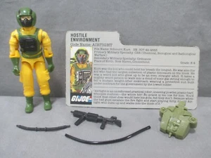 GI Joe AIRTIGHT Completo con Tarjeta de Archivo Hasbro 1985 De Colección - Imagen 1 de 6