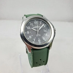 TIMEX EXPEDITION INDIGLO MILITARY FIELD WR 50M MEN'S WATCH NEW BATTERY  - Picture 1 of 10