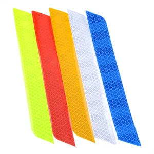 2X Reflective Warning Strip Tape Car Bumper Reflector Stickers Decals Safe Part - Picture 1 of 10