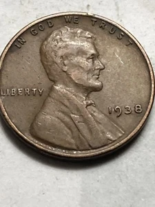 1938 P Lincoln Wheat Cent / Penny **FREE SHIPPING** Lot P12 - Picture 1 of 12
