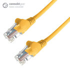 5m RJ45 CAT6 UTP Stranded Flush Moulded LS0H Network Cable - 24AWG - Yellow