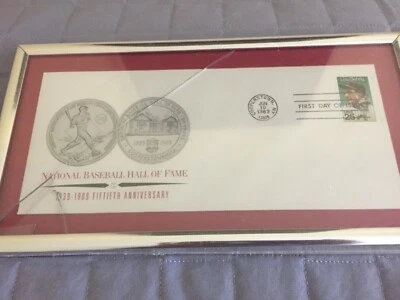 1989 Lou Gehrig First Day Issue Stamp Cooperstown HOF Envelope New York Yankees  - Image 1 of 4