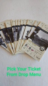 1999 Detroit Tigers - Full Ticket - Pick Your Game - Final Season Tiger Stadium - Picture 1 of 126