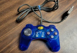 Controlador con cable MadCatz azul transparente PS1 Playstation 1 - ¡LIMPIO! - Imagen 1 de 4