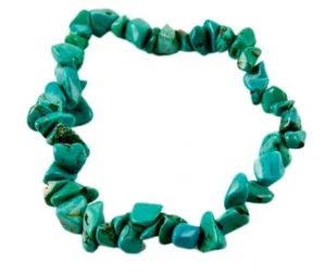 Bracelet Chip Blue Howlite - Picture 1 of 1