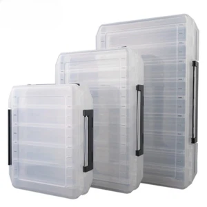 Compartment Double Sided Large Fishing Tackle Box Storage Big Sea Fishing Box - Picture 1 of 24