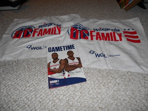 Washington Wizards 2017 Playoffs SGA DC Family Rally Towel Program Beal Wall Cover
