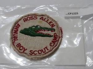 ROSS ALLEN ANNUAL BOY SCOUT CAMP SILVER SPRINGS FLORIDA SEWN CP1225 - Picture 1 of 1