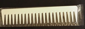 New Clinique White Long Wide Toothed Detangling Hair Comb, 7.25 inches - Picture 1 of 1