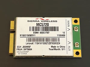 IBM ThinkPad T60 R60 X60 Z60 Verizon Sierra Wireless EVDO Card 39T5664 42T0863 - Picture 1 of 2