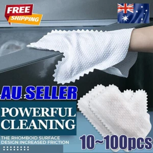 10-100PCS Dust Removal Disposable Cleaning Non-woven Electrostatic Dust GlovQG - Picture 1 of 11