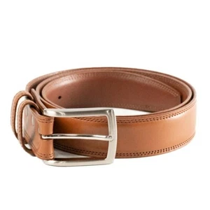 Torino Men's 36 Aniline Kipskin Shoulders Belt Brown USA 55078 - Picture 1 of 10