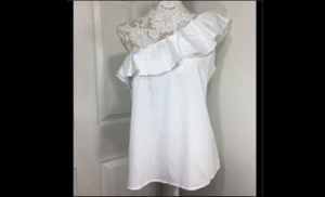 Adriano Goldshmied Top White Brand New Size Large - Picture 1 of 5