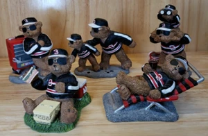 Lot (5) Dale Earnhardt Good Ole Bears Figuren NASCAR Vintage Racing Sammlerstücke - Bild 1 von 9