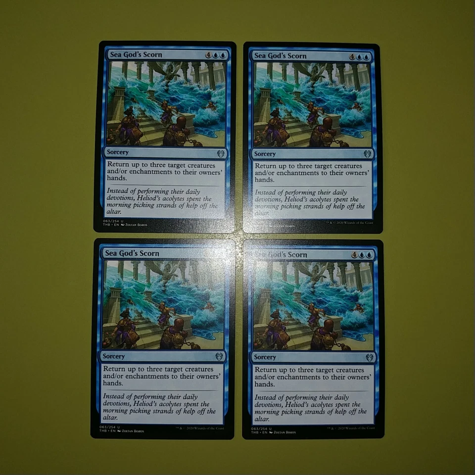 Sea God's Scorn x4 Theros: Beyond Death 4x Playset Magic the Gathering MTG - Image 1 of 1