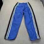 Holloway Track Pants Mens Large Blue Stiped Tear Away Mesh Lined