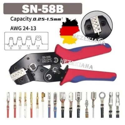 SN-58B Crimpzange Ratsche für DUPONT, JST, MOLEX und weitere Anwendungen