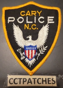 CARY, NORTH CAROLINA POLICE SHOULDER PATCH NC - Picture 1 of 2