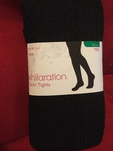 xhilaration girls tights black sise 4 - 6 1 pair - Picture 1 of 2