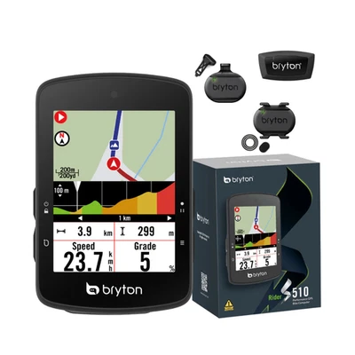 Medidor de computadora de ciclismo Bryton Rider S510 pantalla a color de 2,8 pulgadas pantalla táctil GPS Foto 1 de 4