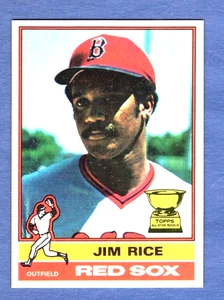 1976 TOPPS BASEBALL #340 JIM RICE NMMT/COME NUOVO BELLEZZA!!! - Foto 1 di 2
